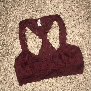 Maroon Bralette